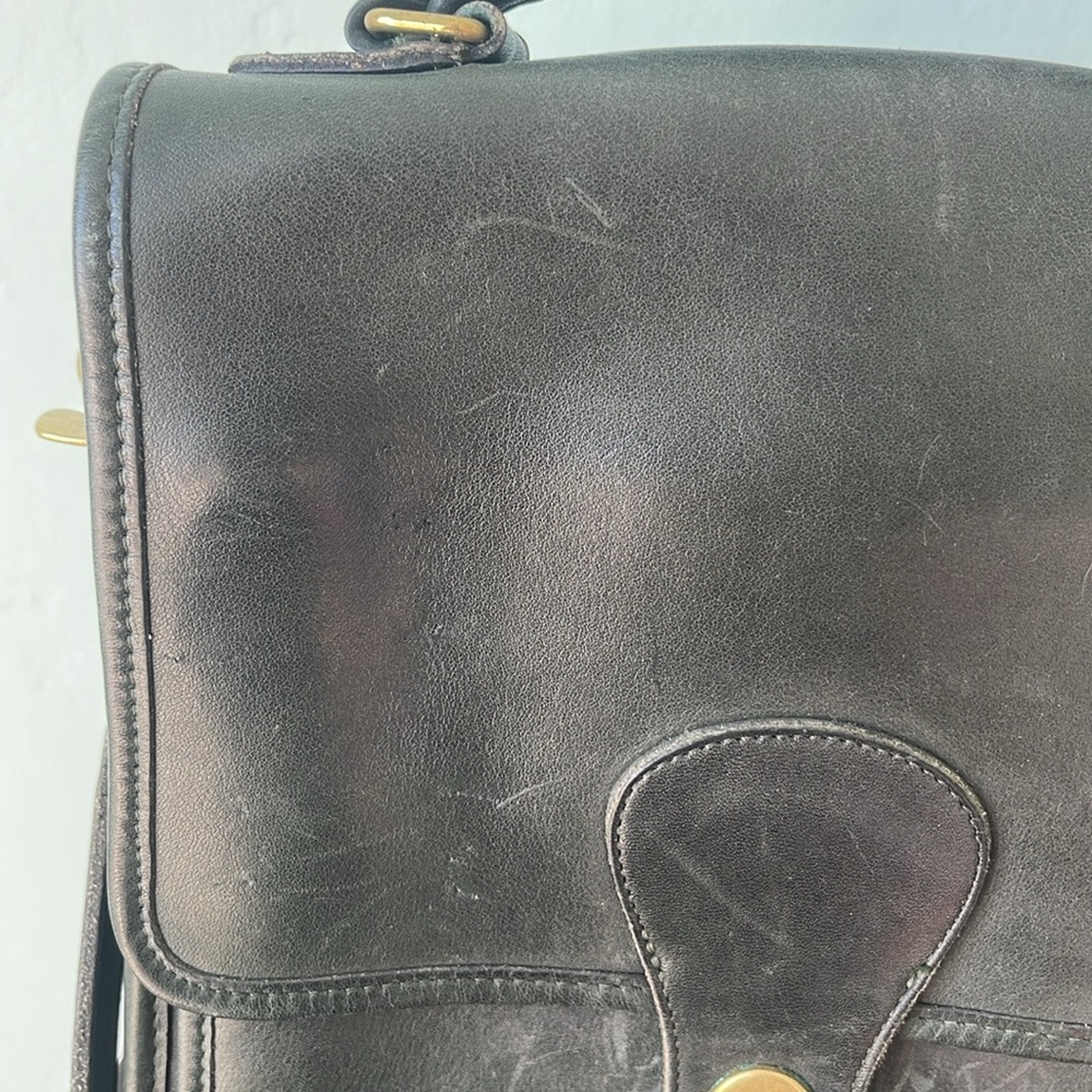 Vintage Coach Station Bag in Rare Green - Picture 2 of 5